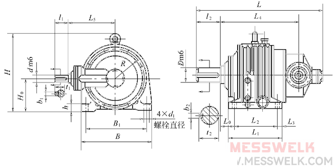 NGW-S型行星齿轮减速机（JB3723-84）