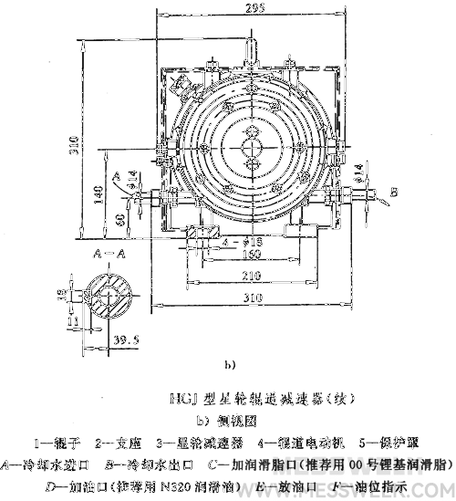 HGJ型星轮辊道减速机（ZBJ19006-88）