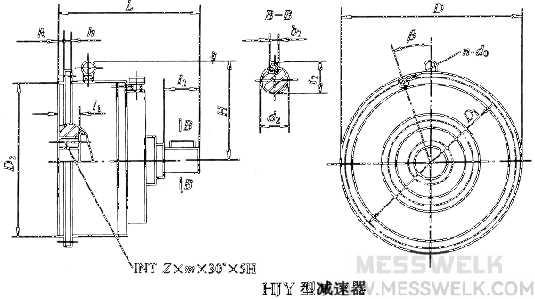 H型星轮减速机JB/T8712-1998