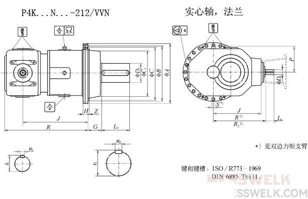 P系列行星齿轮减速机