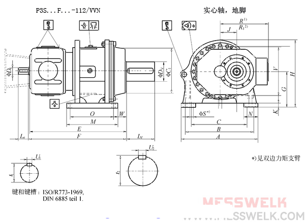 P系列行星齿轮减速机