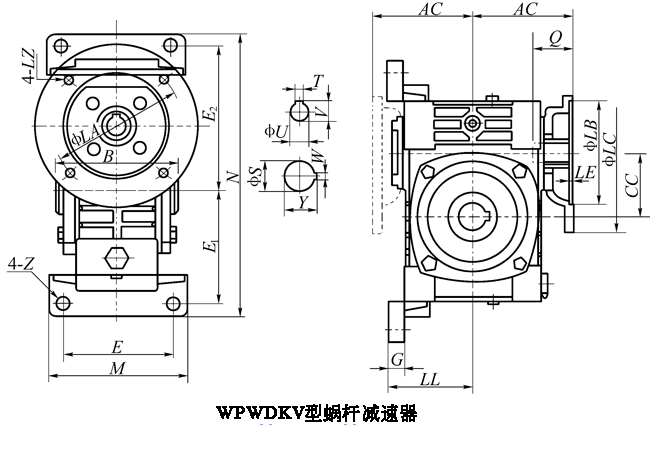 WP、WD型蜗杆减速机