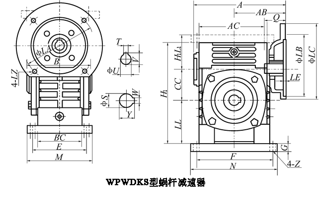 WP、WD型蜗杆减速机