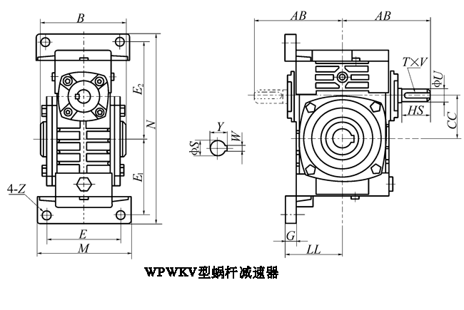 WP、WD型蜗杆减速机