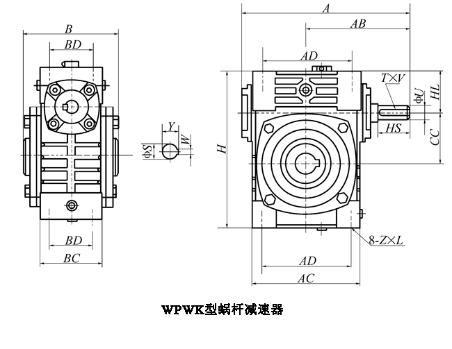 WP、WD型蜗杆减速机