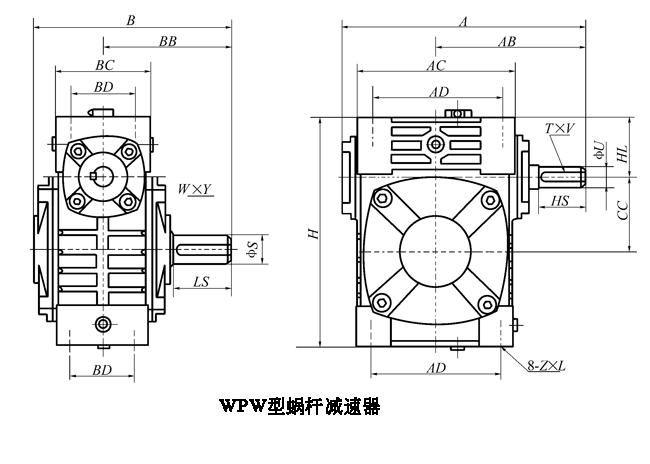 WP、WD型蜗杆减速机