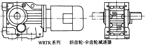 WRTK系列斜齿轮-伞齿轮减速机产品特点及性能参数