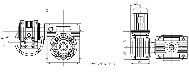 EWRV系列蜗轮蜗杆减速机