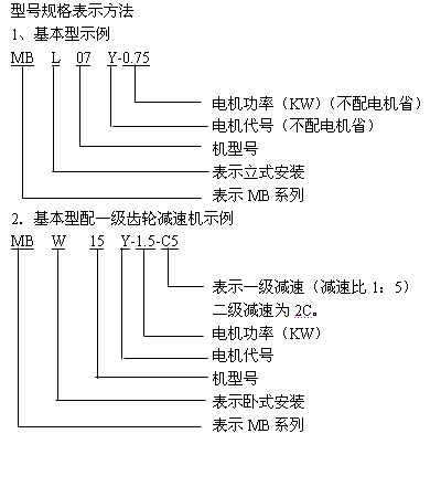 MB系列行星摩擦机械无级减速机