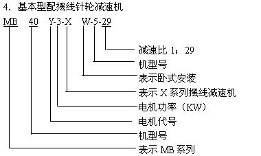 MB系列行星摩擦机械无级减速机