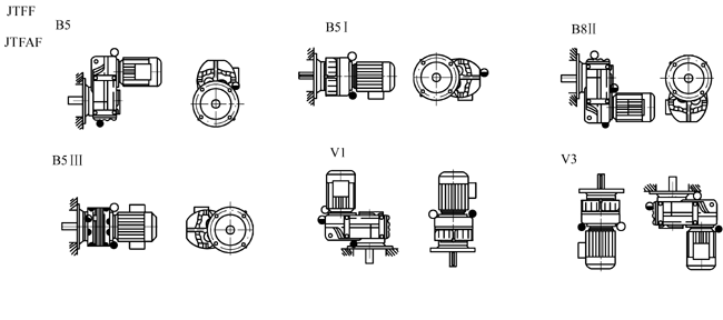 JTF系列平行轴斜齿轮减速电机