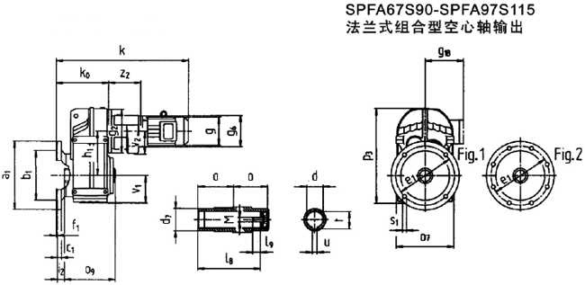 SP系列平行轴斜齿轮减速电机（图）