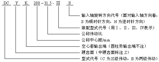 DBY、DCY、DBZ、DCZ型圆柱齿轮减速机JB/T9002-1999