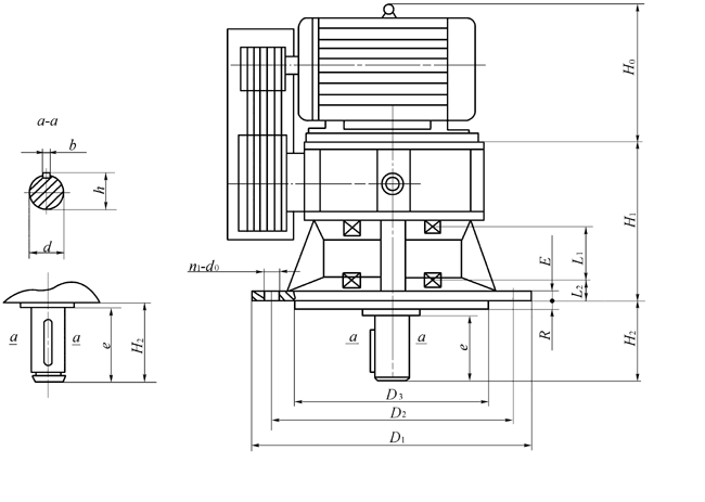 ZLD、ZLDA螺旋锥齿轮减速机