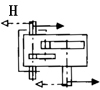 H系列布置形式（实心轴）