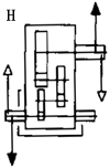 H系列布置形式（实心轴）