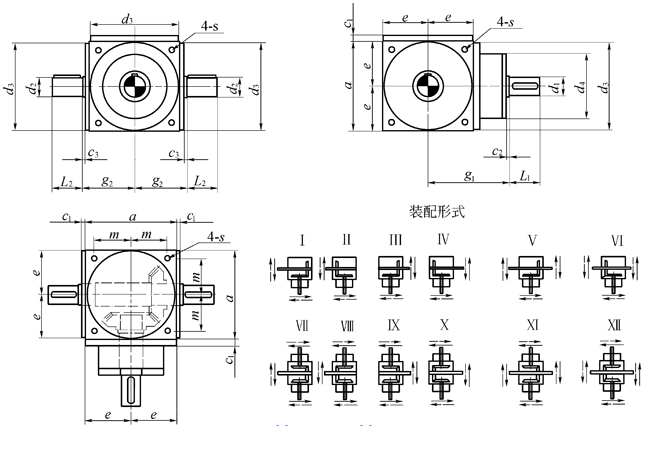 SP系列圆锥齿轮换向器