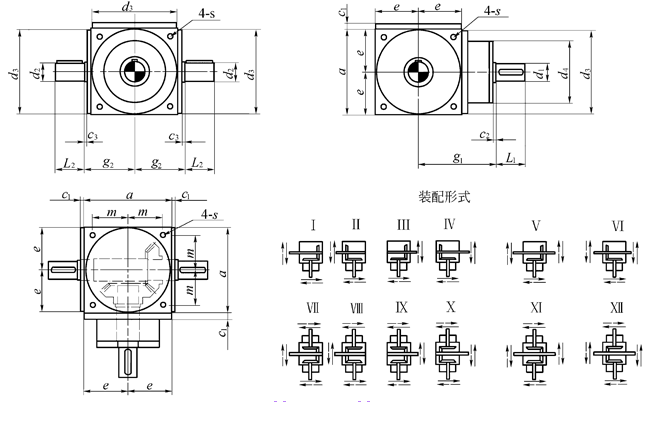 SP系列圆锥齿轮换向器