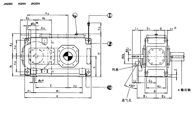 JH/B系列工业齿轮箱