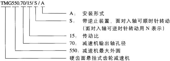 TMG悬挂式齿轮减速机