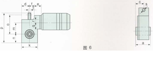 TWC系列轴装式减速机外形及安装尺寸