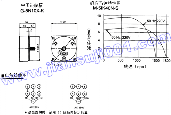 三相感应马达（出力25W-40W）(图4)