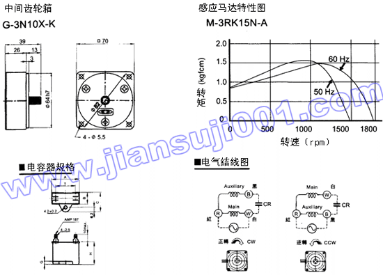 单相可逆式感应马达（6W-15W）(图4)