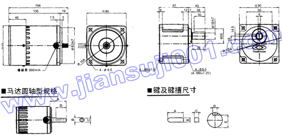 单相感应马达（出力120W-150W）(图2)